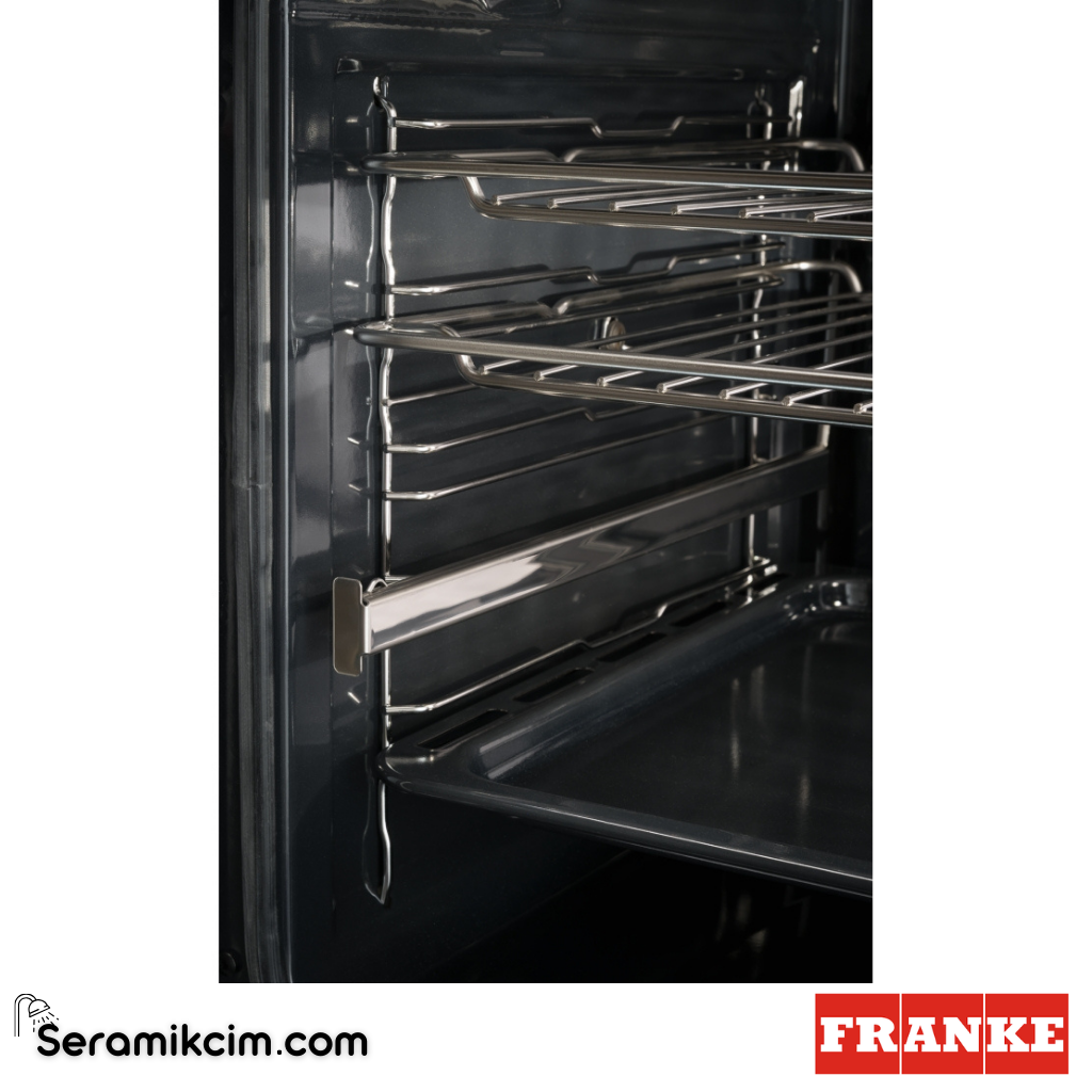 Franke Mythos Buharlı FMY 99 HS XS 19 Programlı 73lt A+ Enerji Sınıfı Fırın Siyah / Siyah Frame 116.0613.707 - 116.0613.707