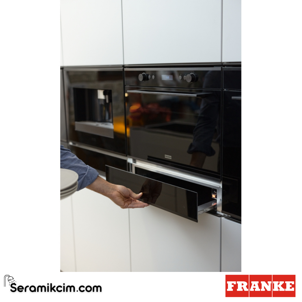 Franke Mythos FMY 14 DRW XS Isıtma Çekmecesi Siyah / Inox Frame 131.0611.212 - 131.0611.212