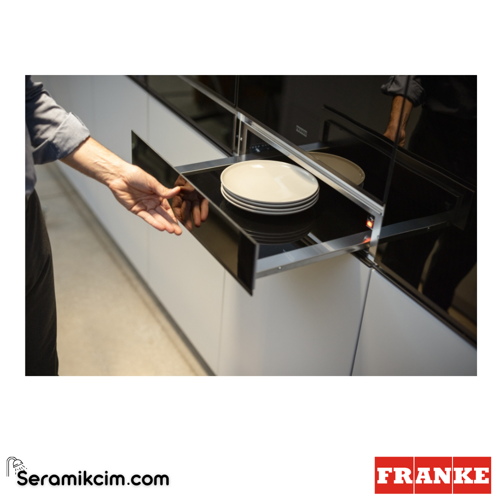 Franke Mythos FMY 14 DRW XS Isıtma Çekmecesi Siyah / Inox Frame 131.0611.212 - 131.0611.212