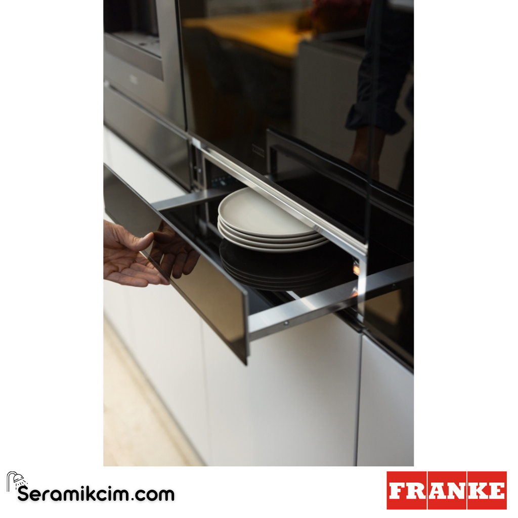 Franke Mythos FMY 14 DRW XS Isıtma Çekmecesi Siyah / Inox Frame 131.0611.212 - 131.0611.212