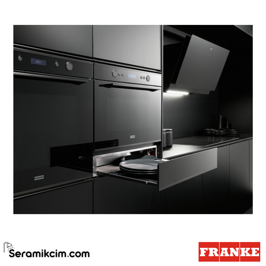Franke Mythos FMY 14 DRW XS Isıtma Çekmecesi Siyah / Inox Frame 131.0611.212 - 131.0611.212