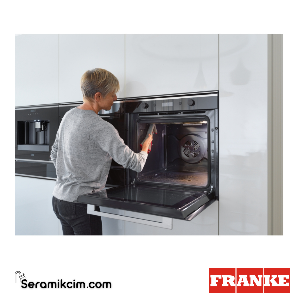 Franke Mythos Pyrolytic FMY 98 P XS 10 Programlı 73lt A+ Enerji Sınıfı Fırın Siyah / Inox Frame 116.0606.101 - 116.0606.101