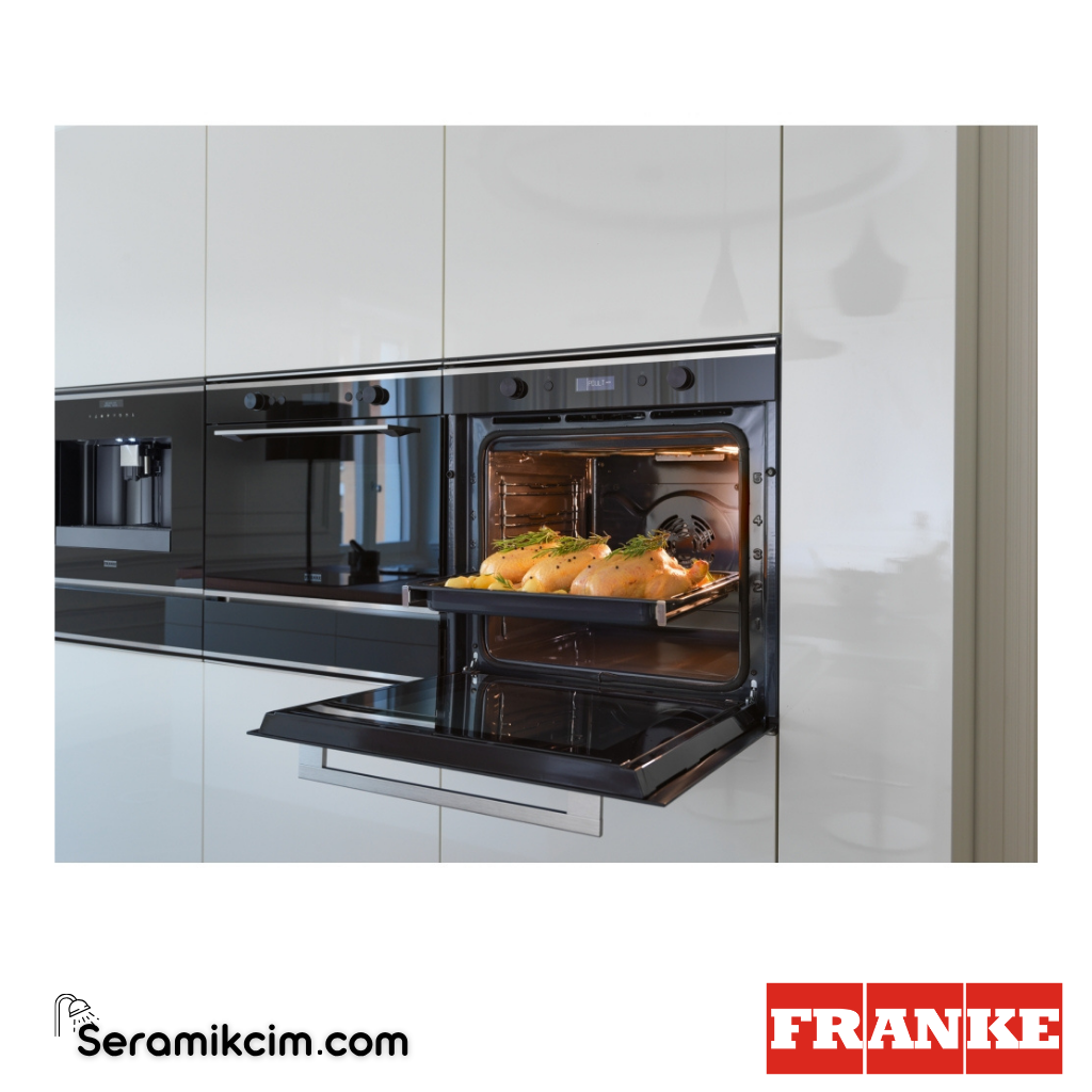 Franke Mythos Pyrolytic FMY 98 P XS 10 Programlı 73lt A+ Enerji Sınıfı Fırın Siyah / Inox Frame 116.0606.101 - 116.0606.101