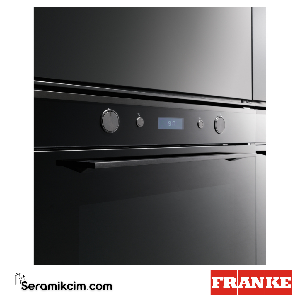 Franke Mythos Pyrolytic FMY 98 P XS 10 Programlı 73lt A+ Enerji Sınıfı Fırın Siyah / Siyah Frame 116.0606.102 - 116.0606.102