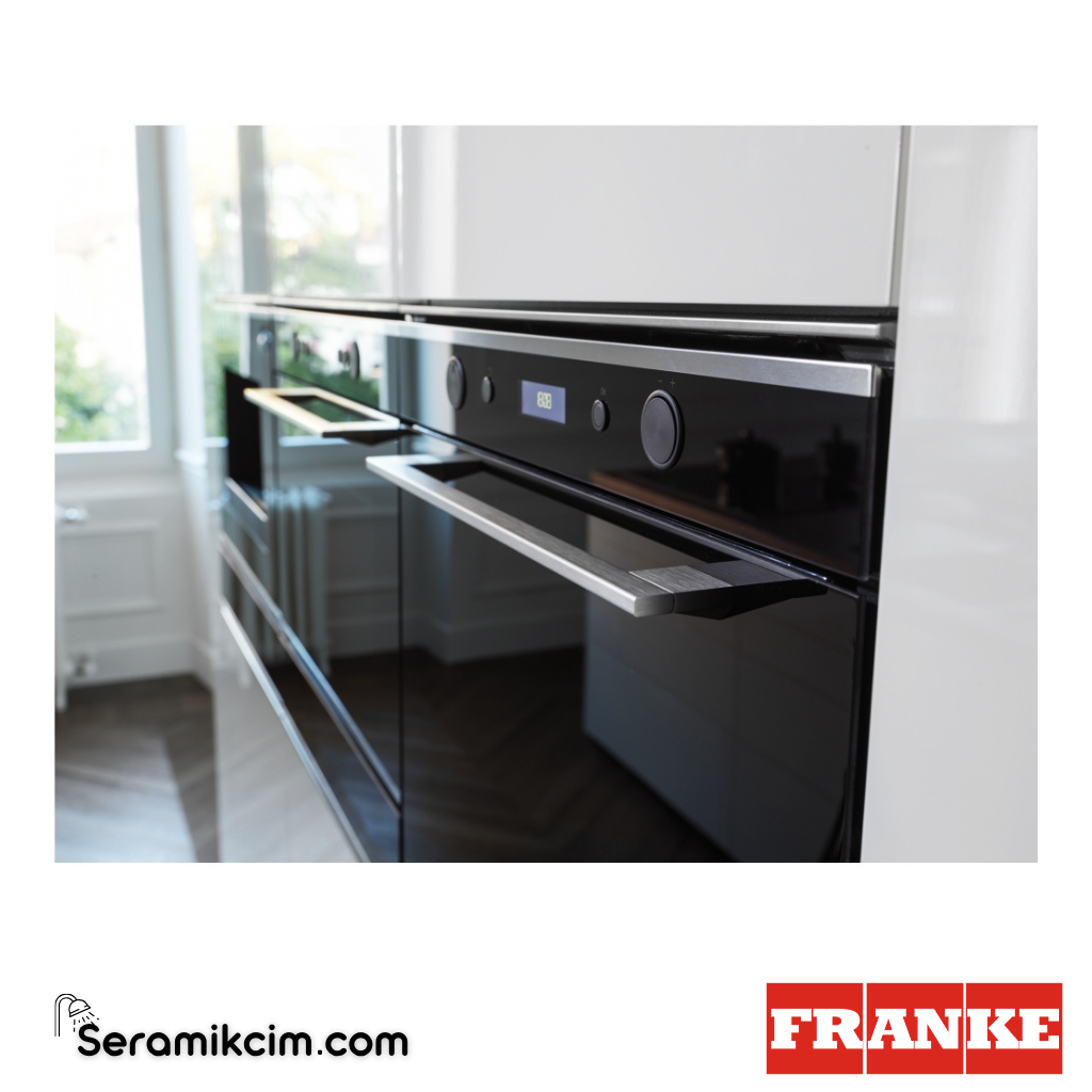 Franke Mythos Pyrolytic FMY 98 P XS 10 Programlı 73lt A+ Enerji Sınıfı Fırın Siyah / Inox Frame 116.0606.101 - 116.0606.101