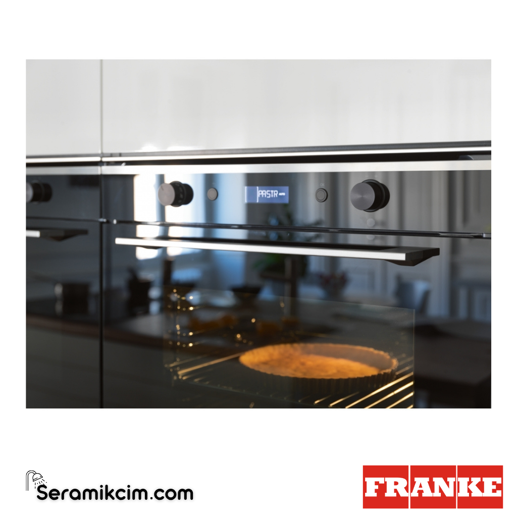 Franke Mythos Pyrolytic FMY 98 P XS 10 Programlı 73lt A+ Enerji Sınıfı Fırın Siyah / Inox Frame 116.0606.101 - 116.0606.101