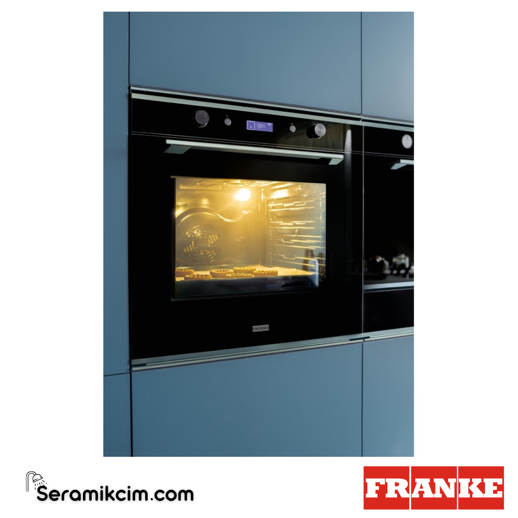 Franke Mythos Pyrolytic FMY 98 P XS 10 Programlı 73lt A+ Enerji Sınıfı Fırın Siyah / Inox Frame 116.0606.101 - 116.0606.101