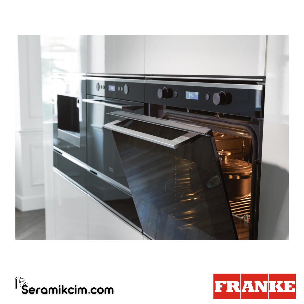 Franke Mythos Pyrolytic FMY 98 P XS 10 Programlı 73lt A+ Enerji Sınıfı Fırın Siyah / Inox Frame 116.0606.101 - 116.0606.101
