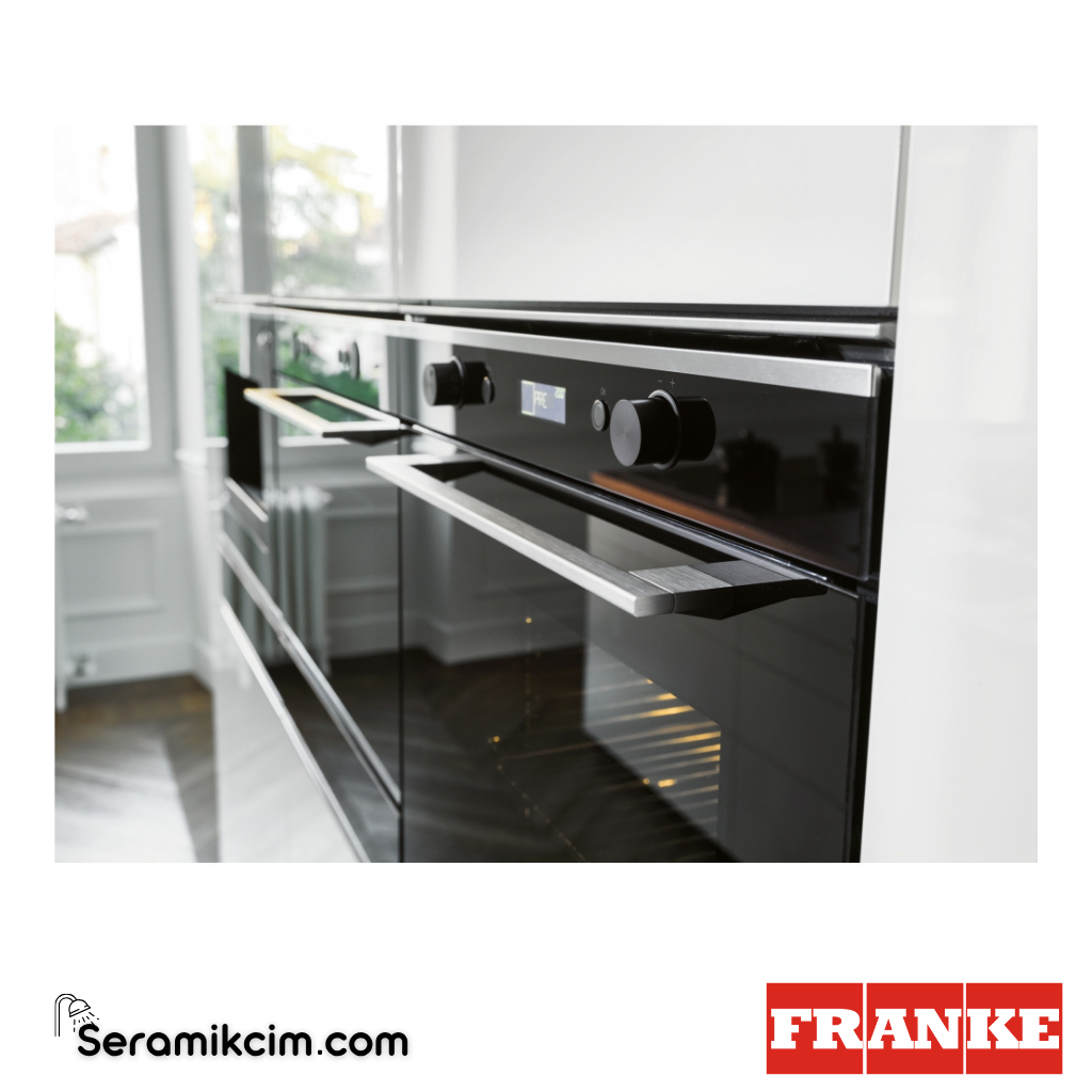Franke Mythos Pyrolytic FMY 98 P XS 10 Programlı 73lt A+ Enerji Sınıfı Fırın Siyah / Inox Frame 116.0606.101 - 116.0606.101