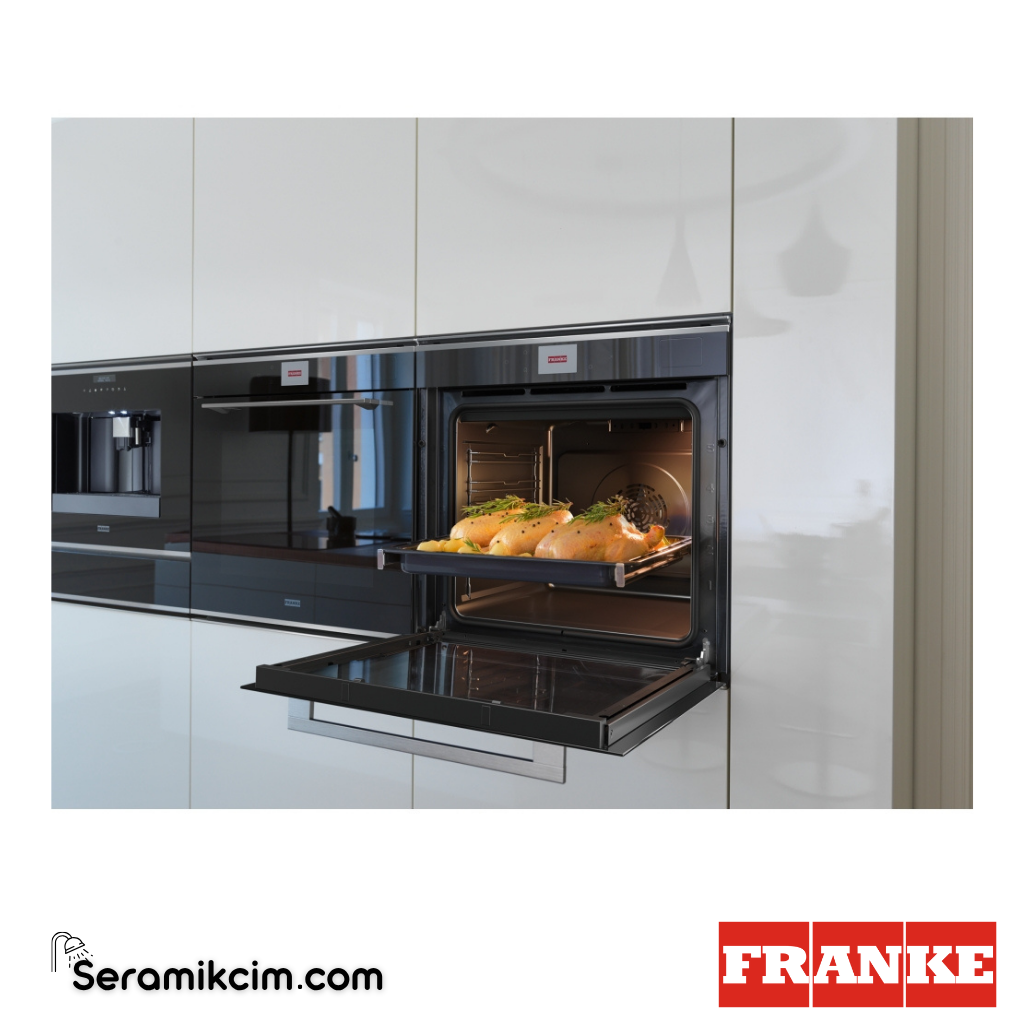 Franke Mythos TFT Pyrolytic FMY 99 P XS 17 Programlı 73lt A+ Enerji Sınıfı Fırın Siyah / Inox Frame 116.0613.708 - 116.0613.708