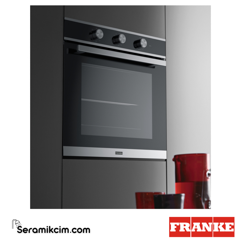 Franke Smart FSM 82 H XS 8 Programlı 71lt A Enerji Sınıfı Fırın Siyah Cam / Inox 116.0605.987 - 116.0605.987