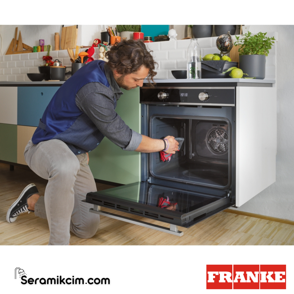 Franke Smart FSM 86 H XS 8 Programlı 71lt A Enerji Sınıfı Fırın Siyah Cam / Inox 116.0605.990 - 116.0605.990