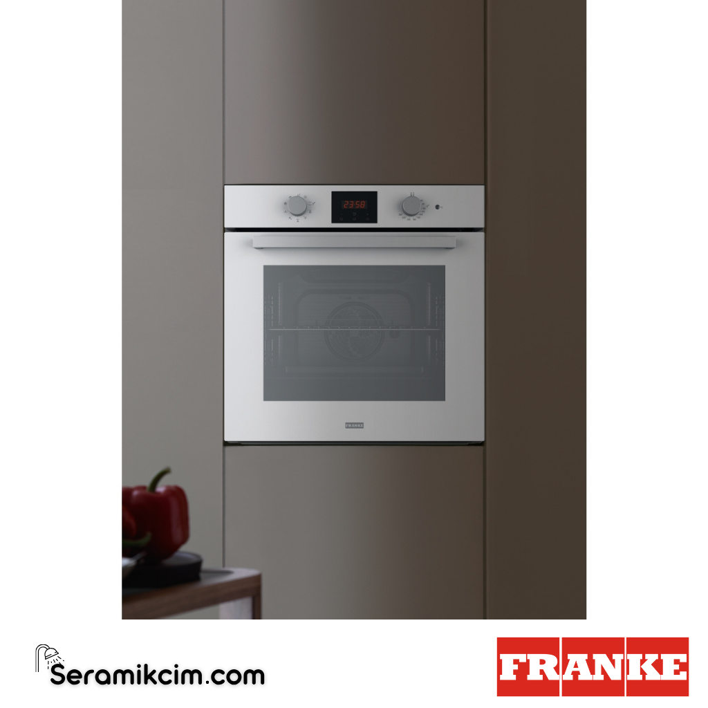 Franke Smart Linear FSL 86 H BK 8 Programlı 71lt A Enerji Sınıfı Fırın Beyaz Cam 116.0609.448 - 116.0609.448