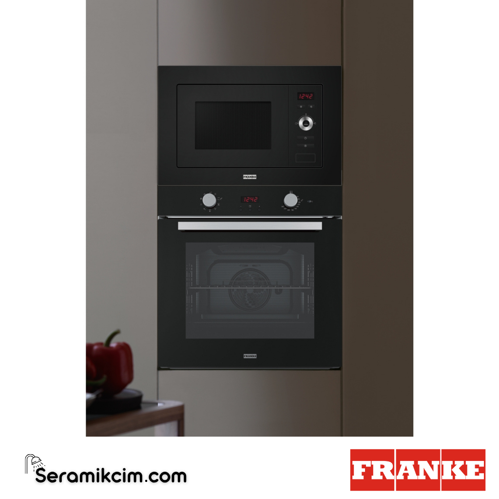 Franke Smart Linear FSL 86 H BK 8 Programlı 71lt A Enerji Sınıfı Fırın Siyah Cam 116.0609.447 - 116.0609.447