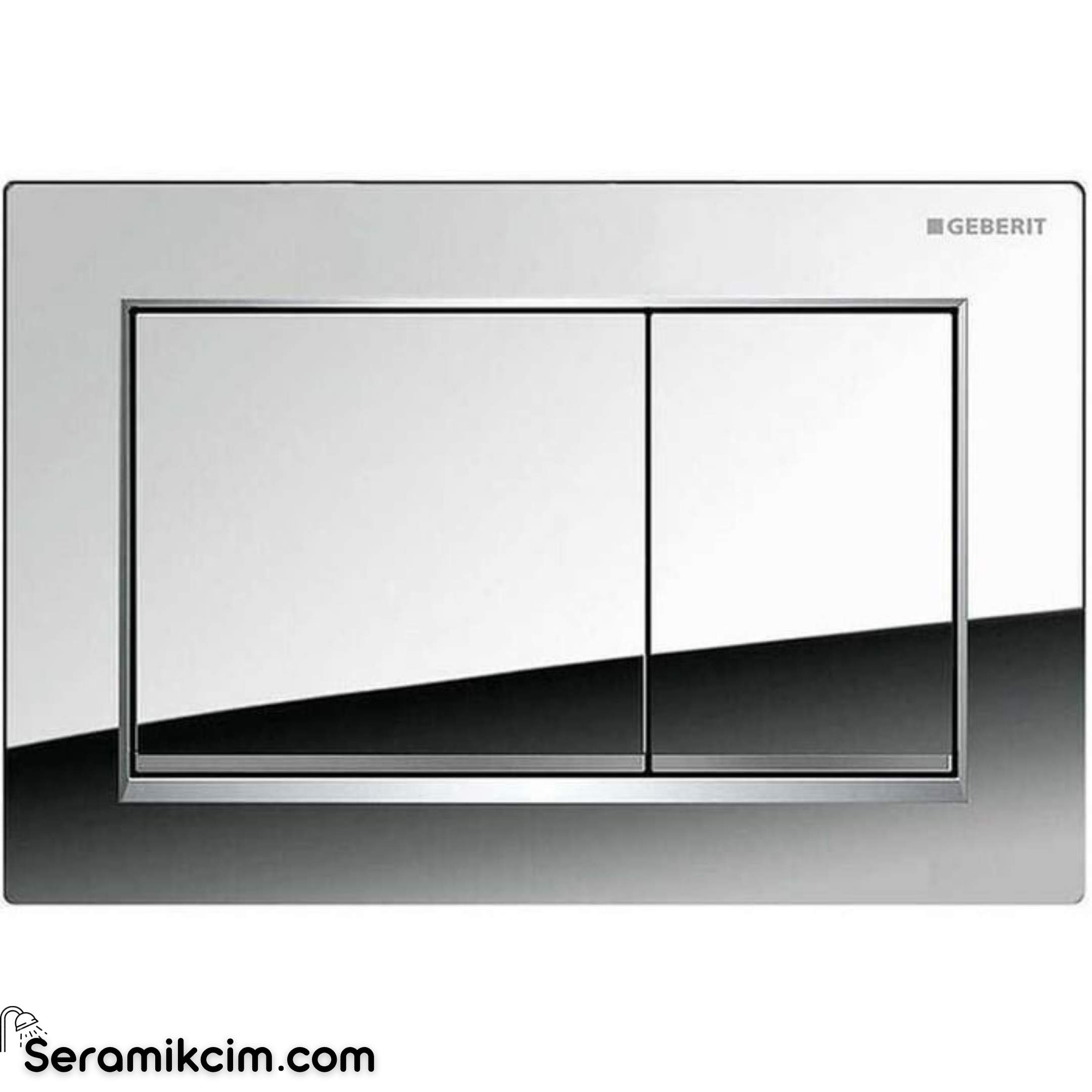 Geberit Sigma30 Kumanda Paneli Çift Basmalı Parlak/Mat/Parlak
