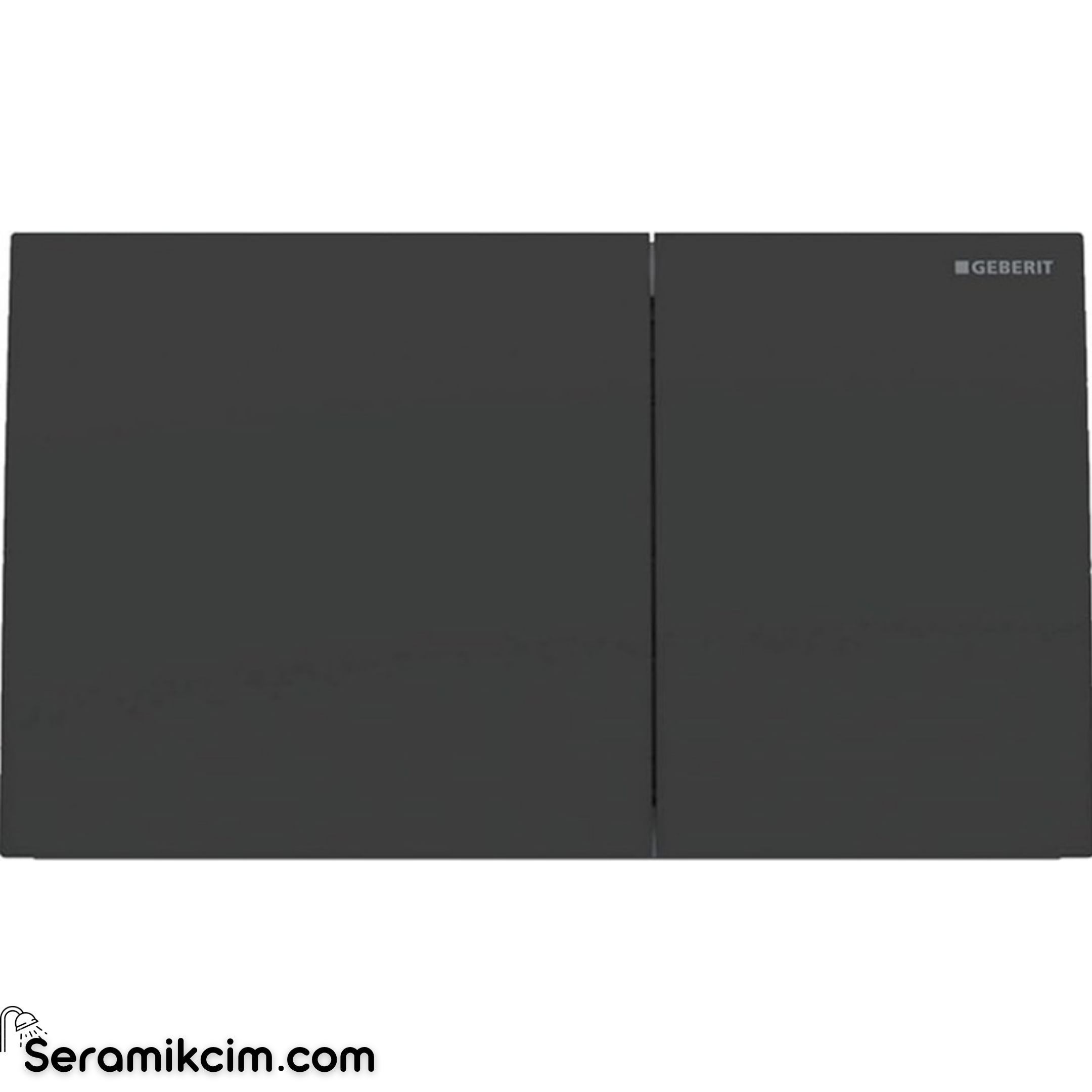 Geberit Sigma70 Kumanda Paneli Çift Basmalı Mat Siyah