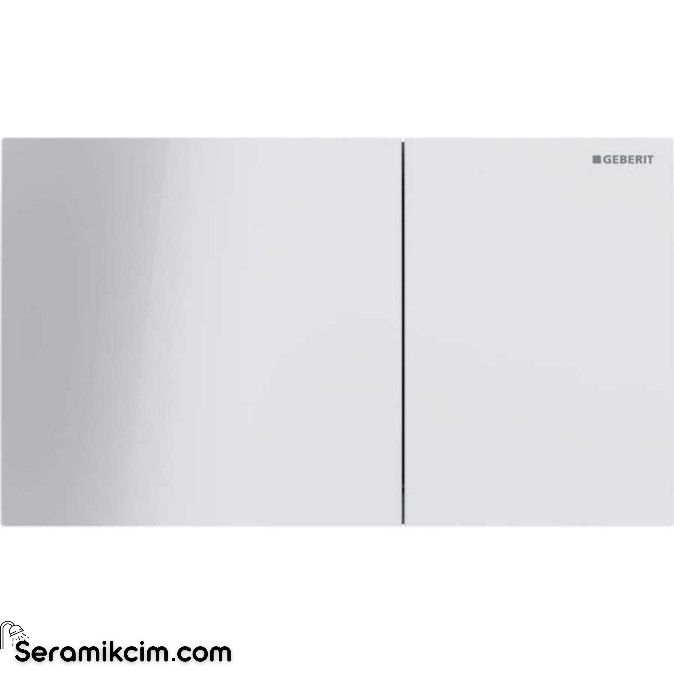 Geberit Sigma70 Kumanda Paneli Çift Basmalı Beyaz Cam