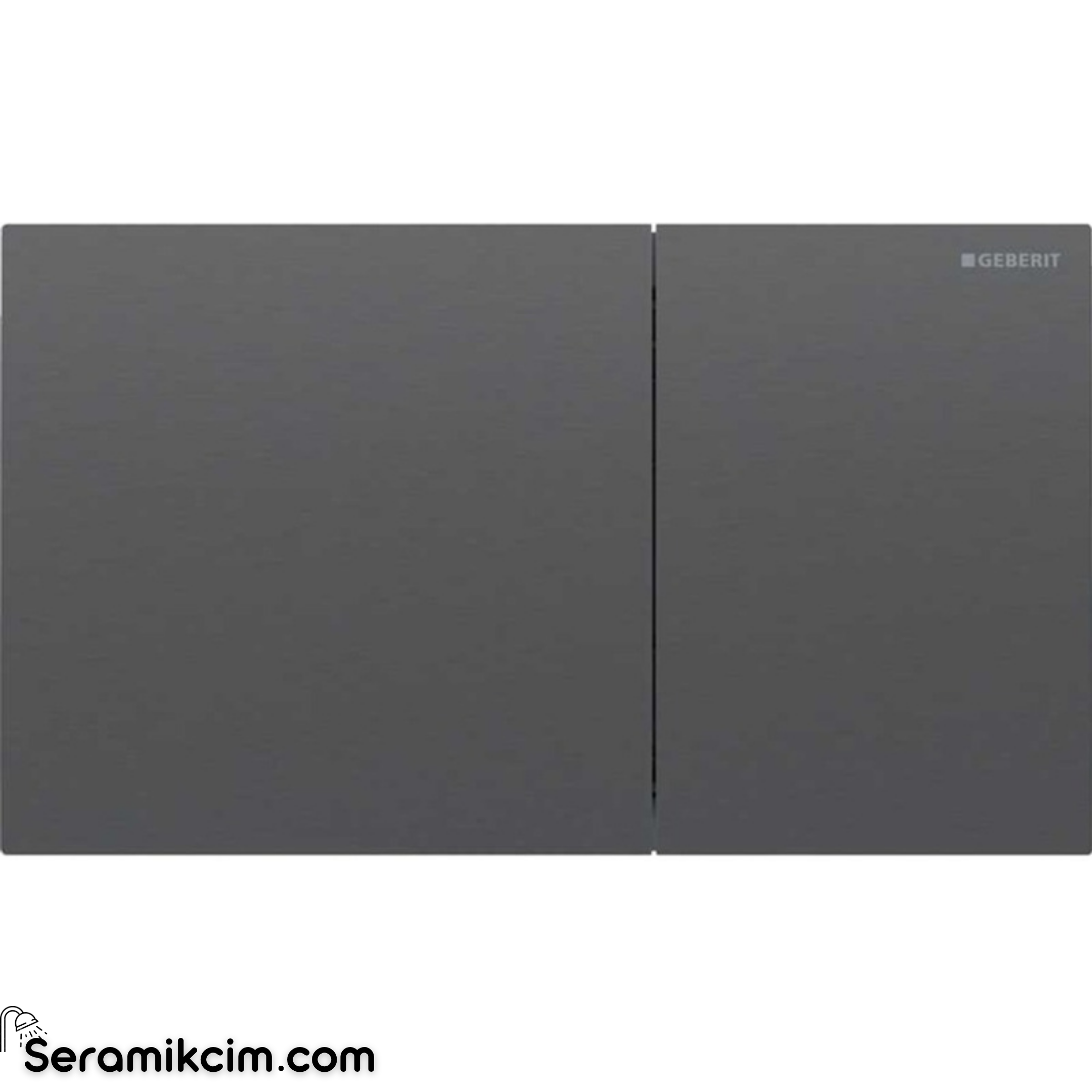Geberit Sigma70 Kumanda Paneli Çift Basmalı Siyah Krom