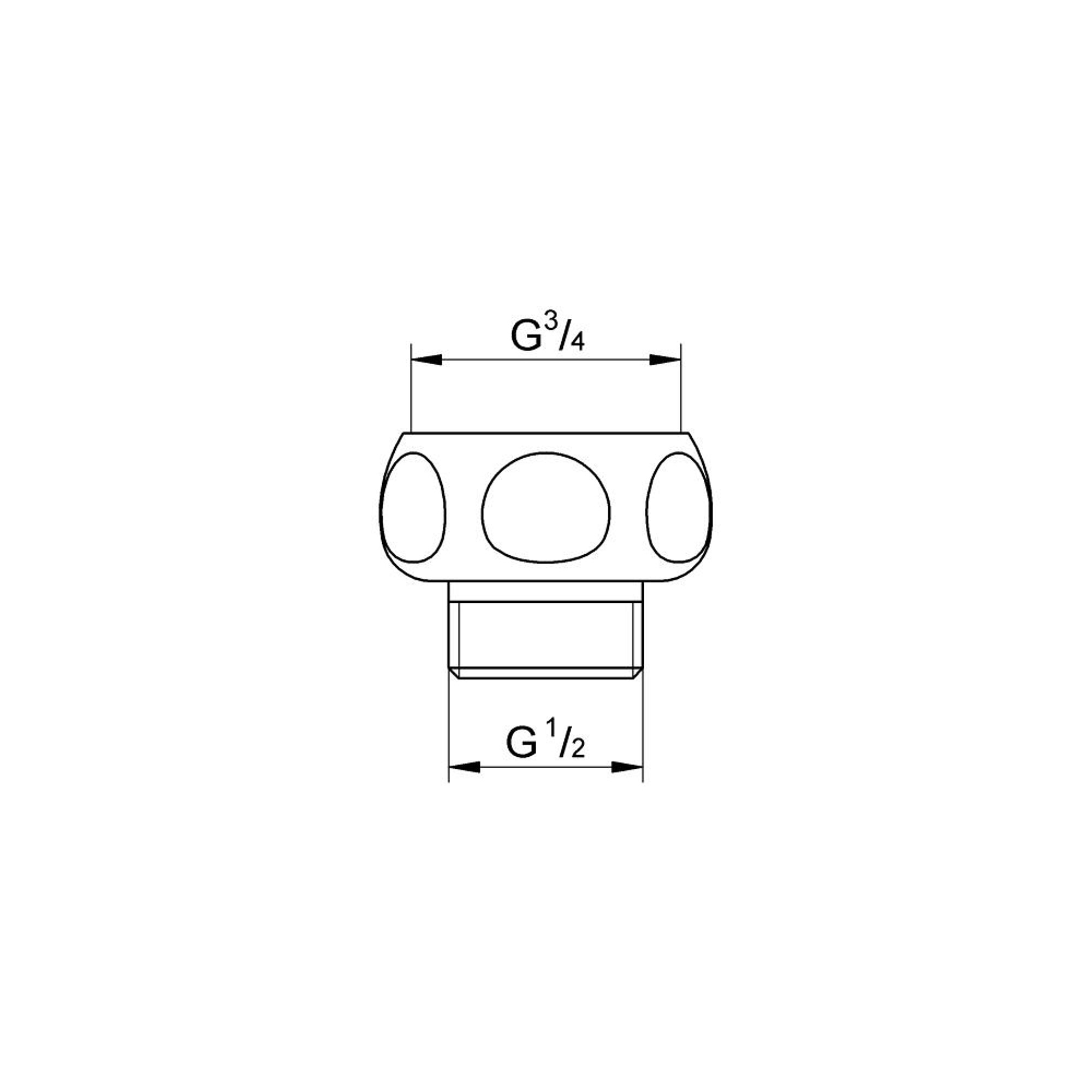 Grohe Adaptör 1/2