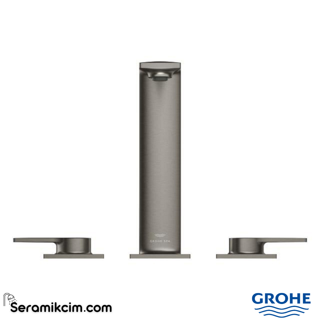 Grohe Allure 3 Delikli Ankastre Lavabo Bataryası, Fırçalı Sert Grafit 20188AL1