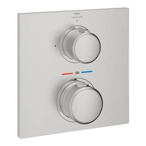 Grohe Allure Ankastre Termostatik Duş Bataryası (Sıva Üstü Grubu), Paslanmaz Çelik