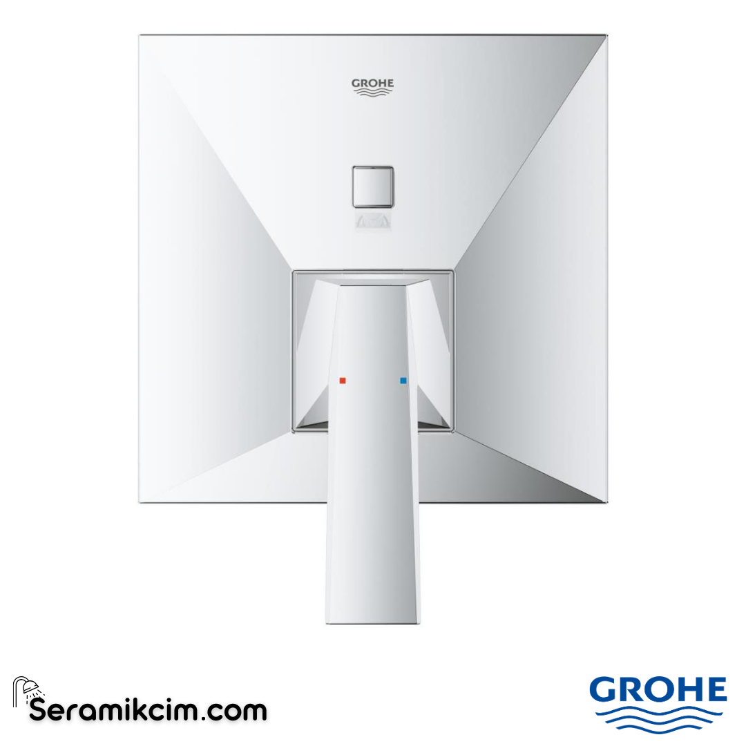 Grohe Allure Brilliant Ankastre Banyo ve Duş Bataryası (Sıva Üstü Grubu) Krom 24072000 - 24072000