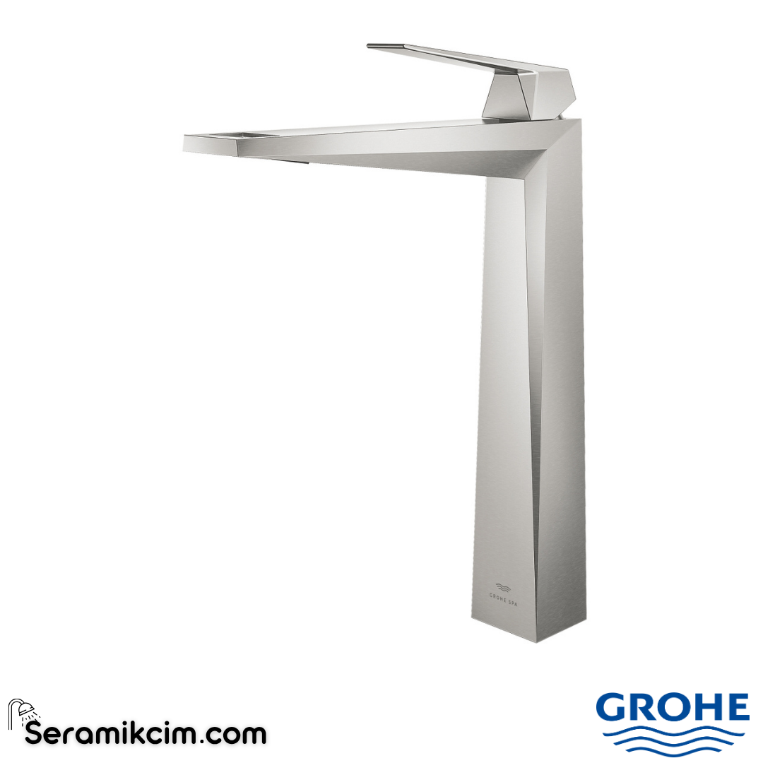 Grohe Allure Brilliant Çanak Lavabo Bataryası, Paslanmaz Çelik 24346DC0 - 24346DC0