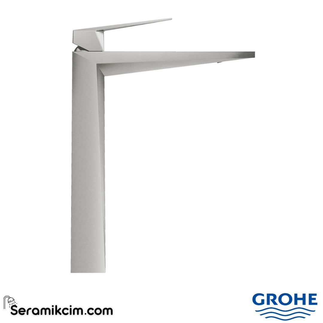 Grohe Allure Brilliant Çanak Lavabo Bataryası, Paslanmaz Çelik 24346DC0 - 24346DC0