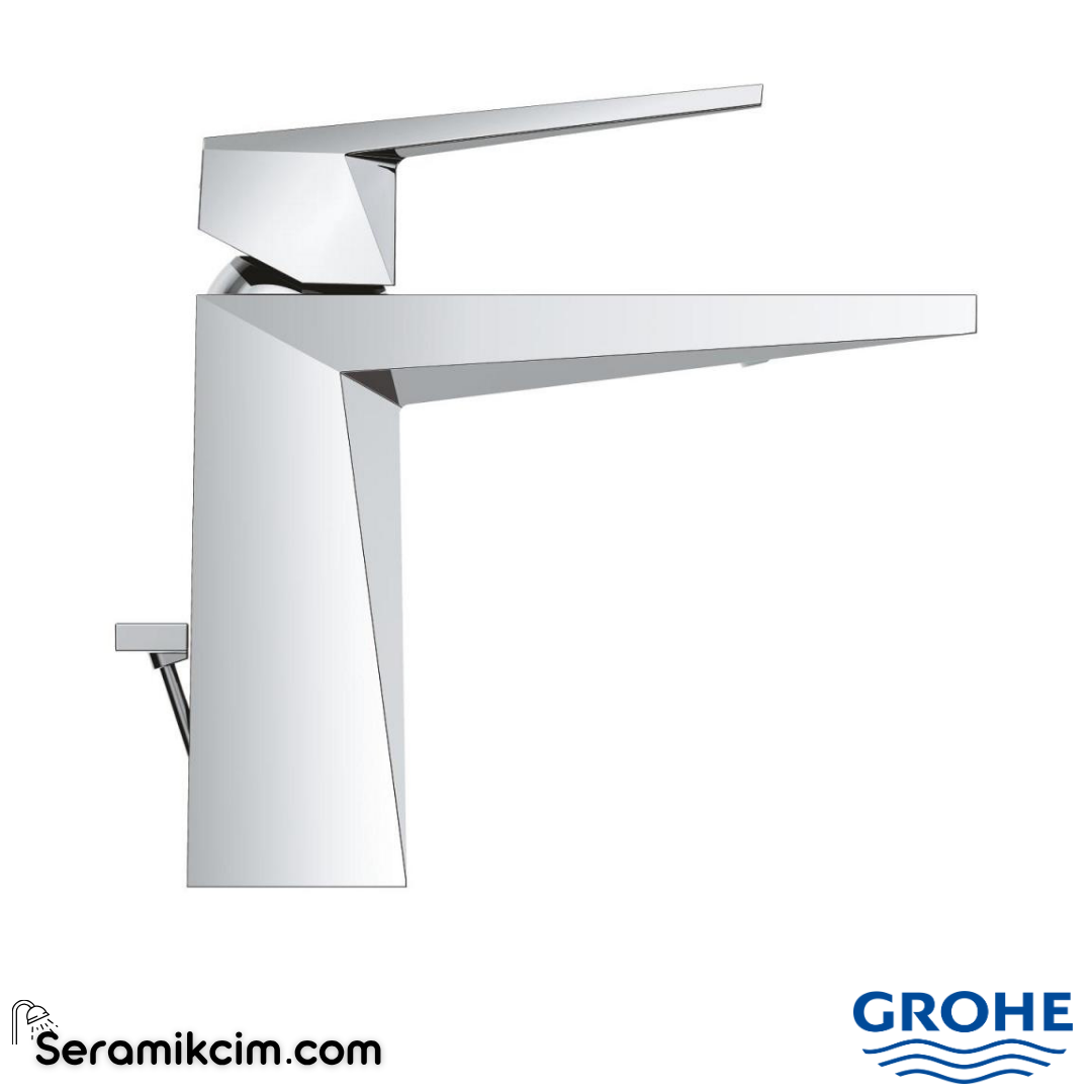 Grohe Allure Brilliant Private Collection M-Boy Lavabo Bataryası, Sifon Kumandalı Krom 24399000 - 24399000