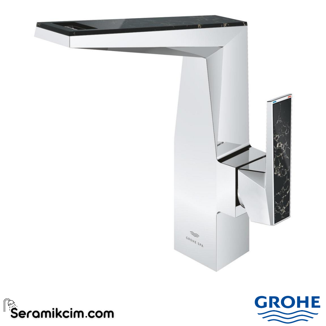 Grohe Allure Brilliant Private Collection L-Boy Sifon Kumandalı Yüksek Lavabo Bataryası Krom 24414000 - 24414000