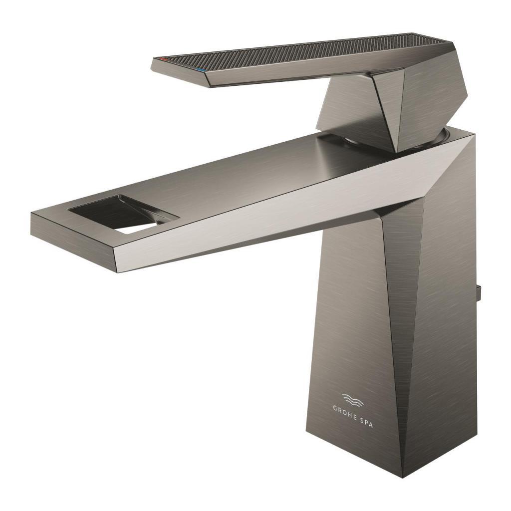 Grohe Allure Brilliant Private Collection M-Boy Lavabo Bataryası, Sifon Kumandalı, Fırçalı Sert Grafit 24397AL0