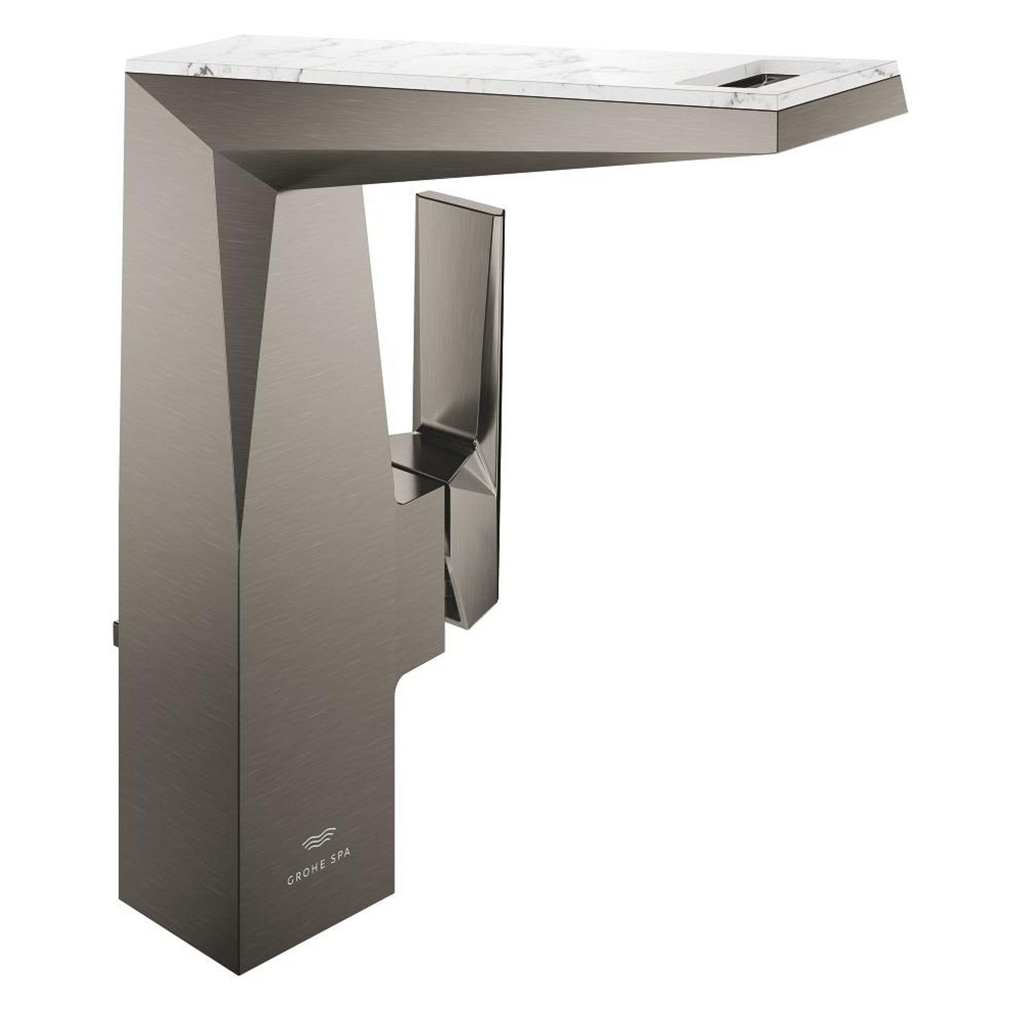 Grohe Allure Brilliant Private Collection Lavabo Bataryası L Boy Fırçalı Sert Grafit 24408AL0