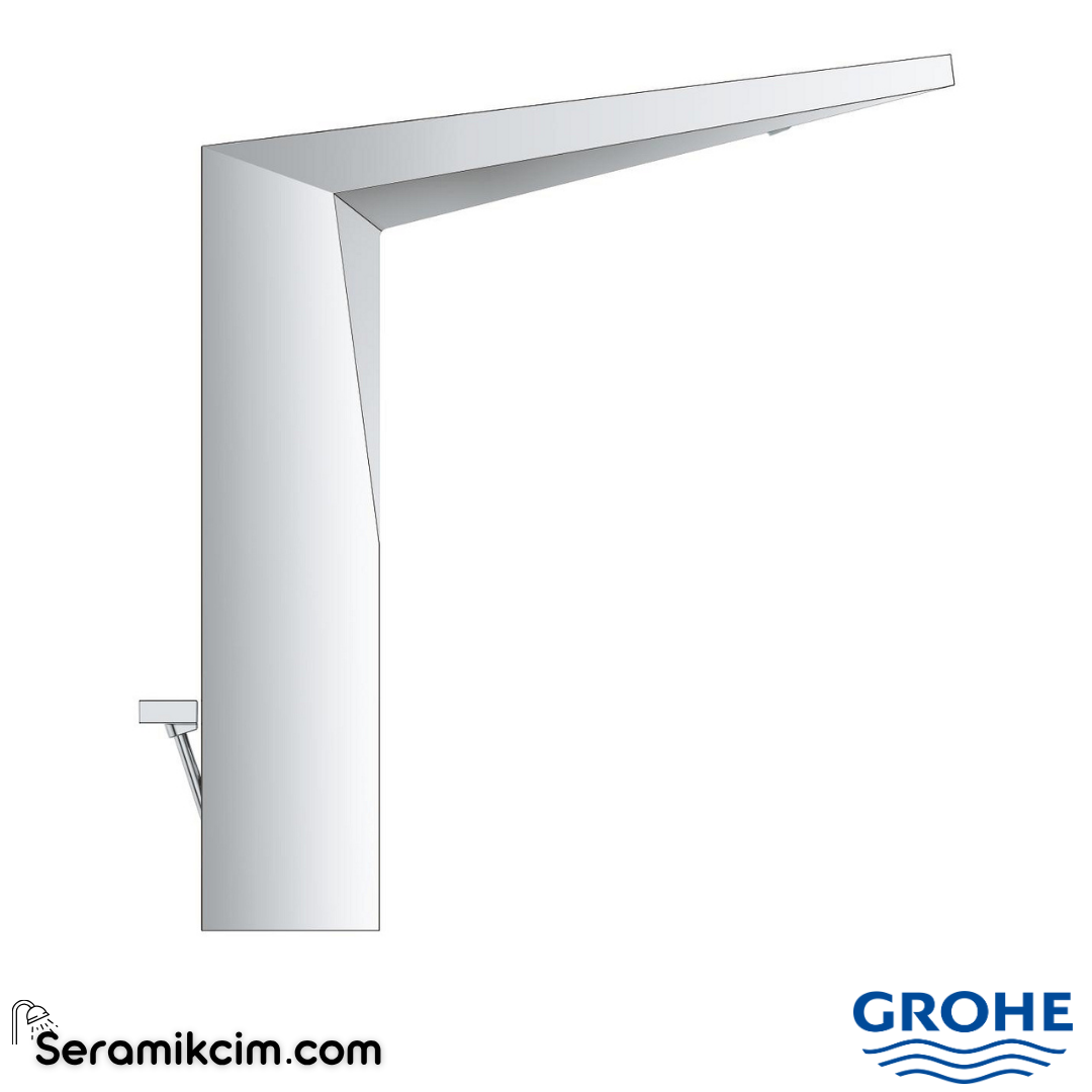 Grohe Allure Brilliant Private Collection L-Boy Sifon Kumandalı Yüksek Lavabo Bataryası Krom 24400000 - 24400000