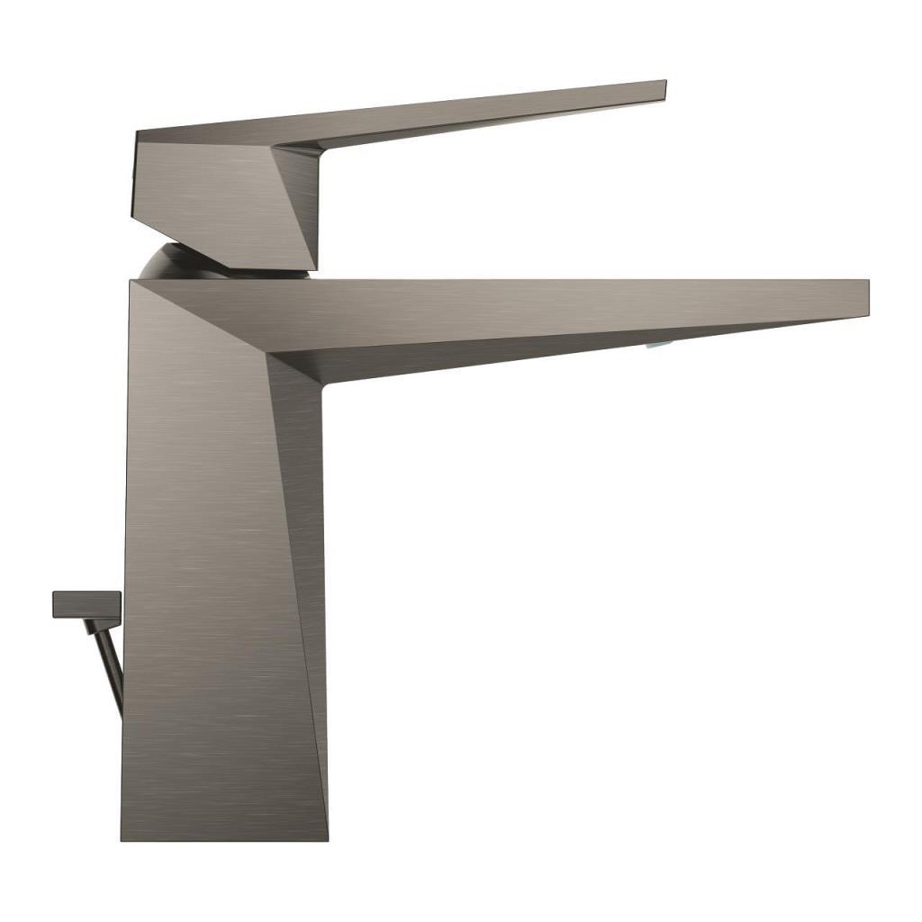Grohe Allure Brilliant Private Collection M-Boy Lavabo Bataryası, Sifon Kumandalı, Fırçalı Sert Grafit 24397AL0