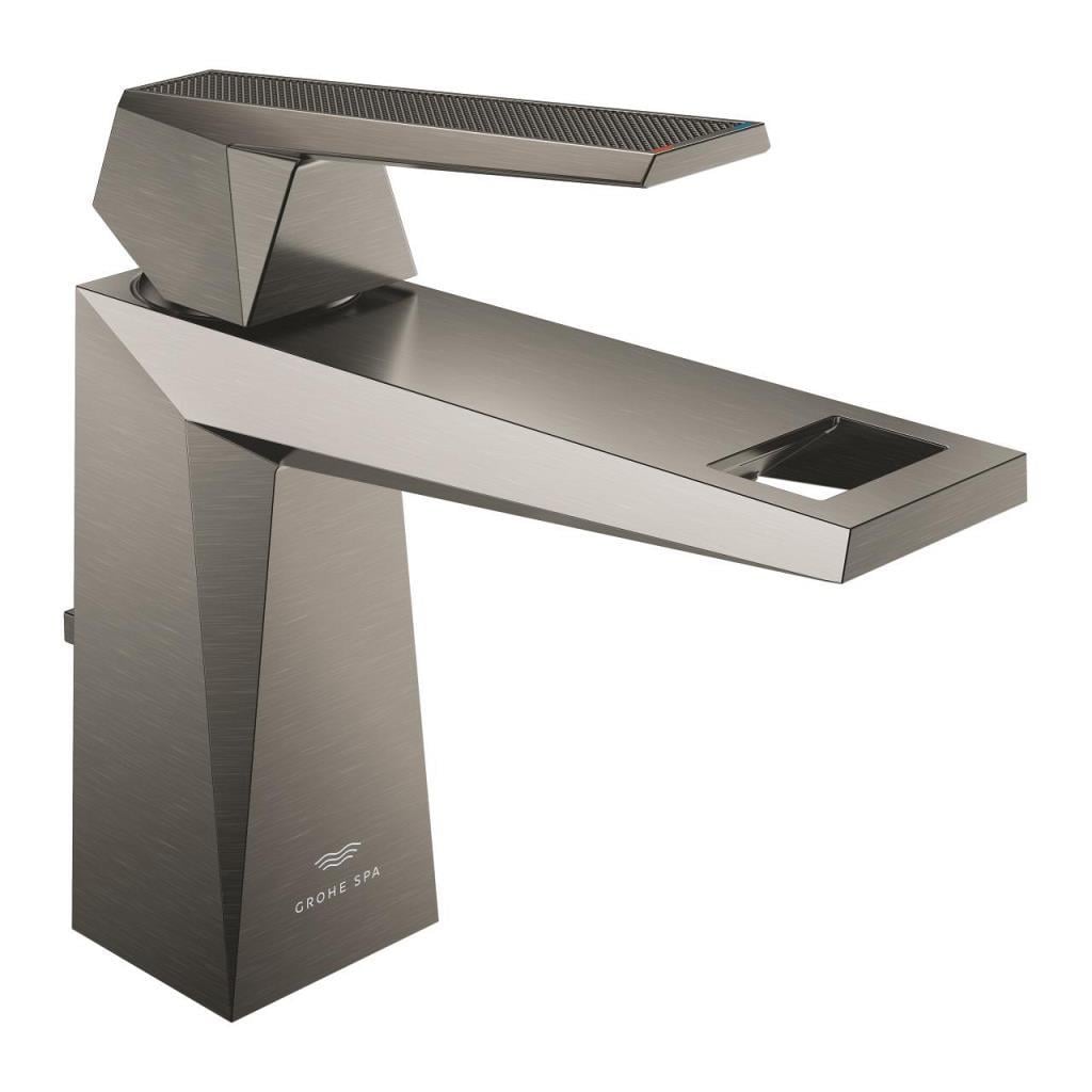 Grohe Allure Brilliant Private Collection M-Boy Lavabo Bataryası, Sifon Kumandalı, Fırçalı Sert Grafit 24397AL0