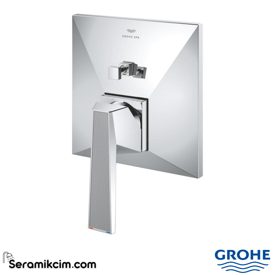 Grohe Allure Brilliant Private Collection Ankastre Banyo ve Duş Bataryası (Sıva Üstü Grubu) Krom 24425000 - 24425000