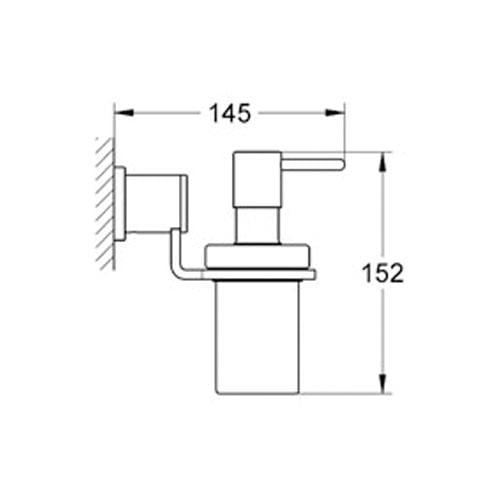 Grohe Allure Sıvı Sabunluk - 40363000