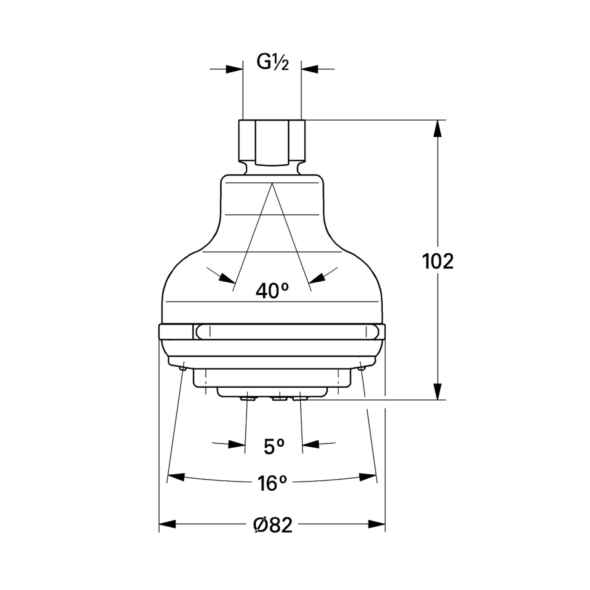 Grohe Aquatower Relexa Plus Tepe Duşu 07785000