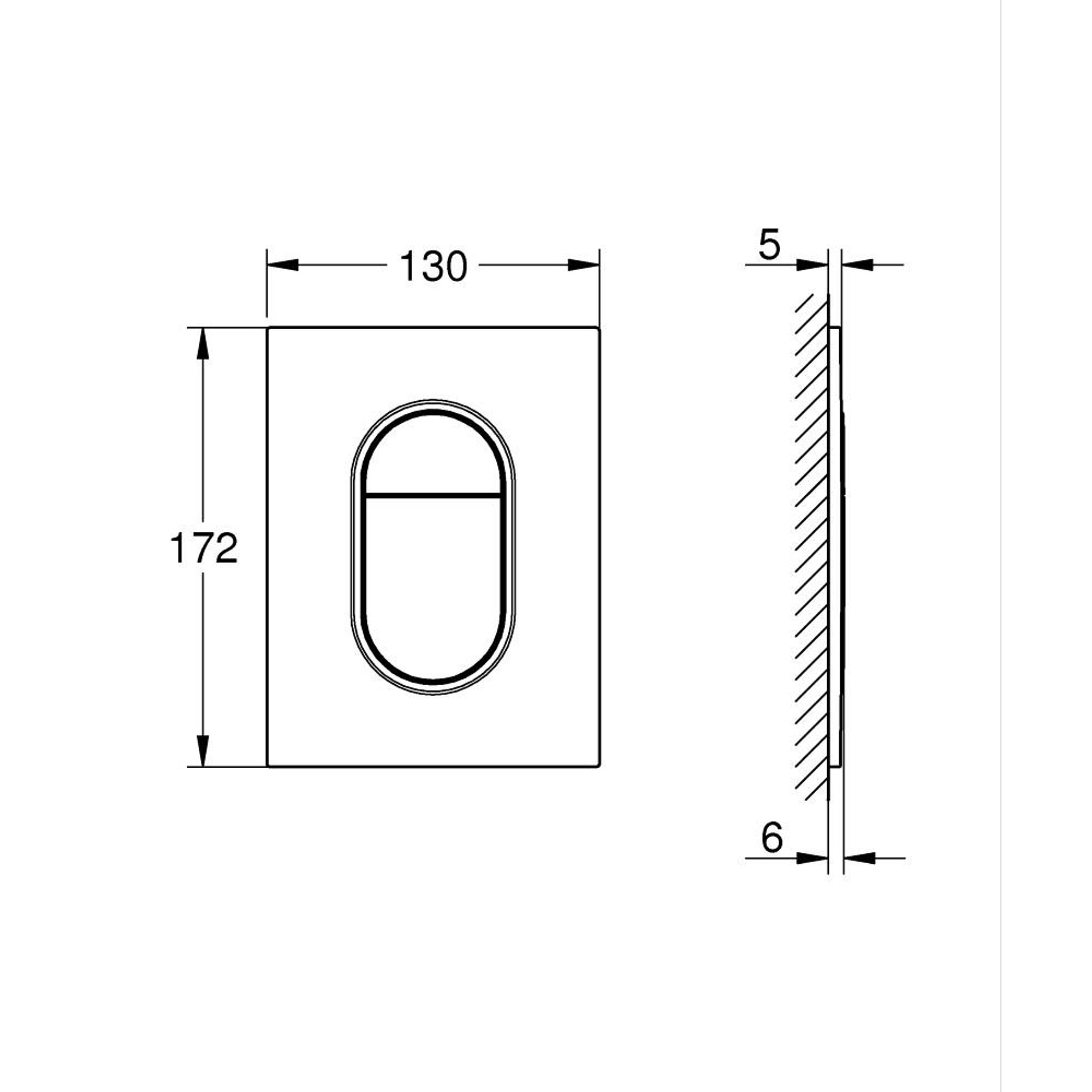 Grohe Arena Cosmopolitan S Kumanda Paneli Beyaz 37624SH0