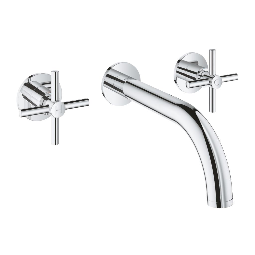 Grohe Atrio 3 Delikli Ankastre Lavabo Bataryası (Sıva Üstü Grubu) Krom 20164003