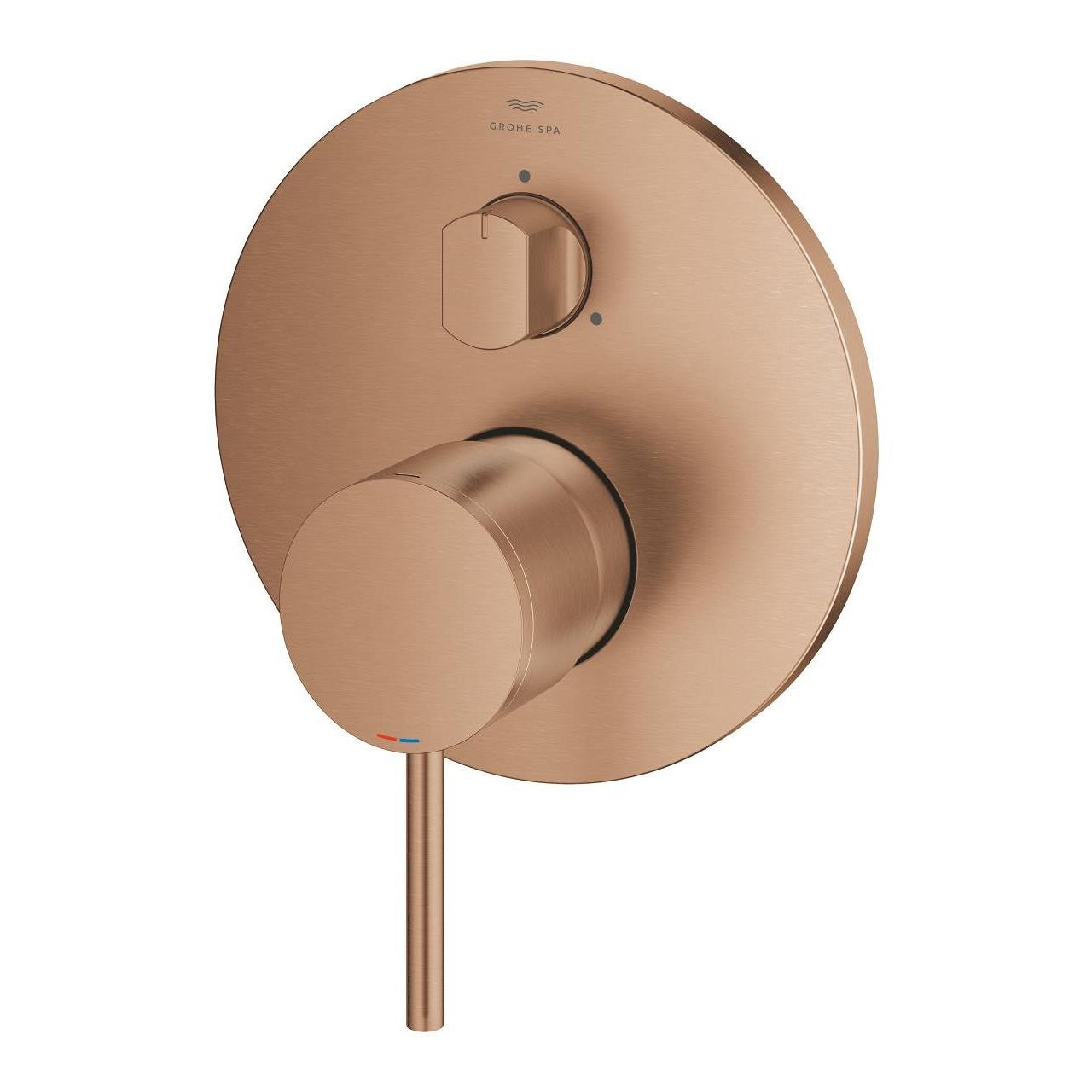 Grohe Atrio Ankastre Banyo/Duş Bataryası (Sıva Üstü Grubu), 3 Yollu, Fırçalı Bakır 24356DL0