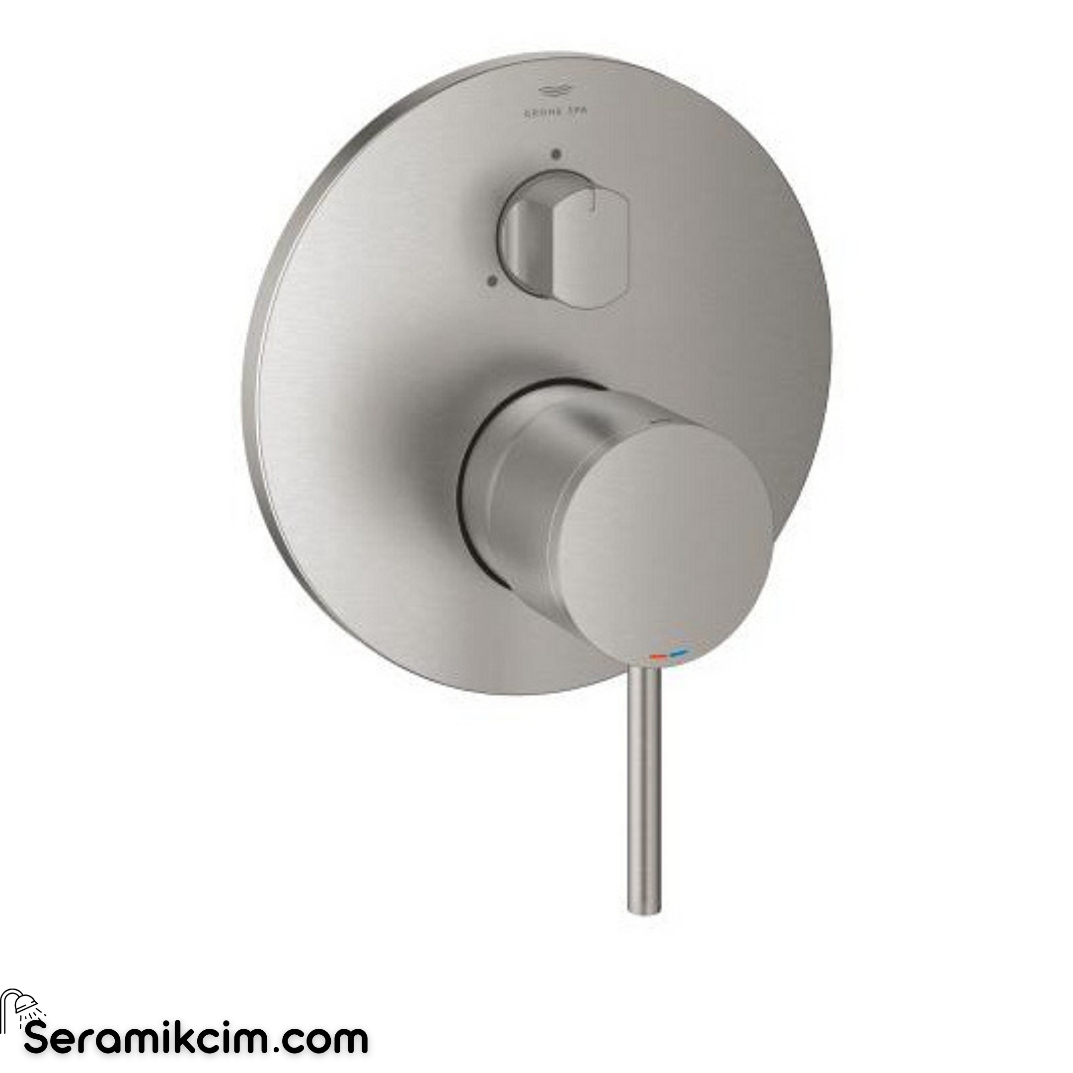 Grohe Atrio Ankastre Banyo/Duş Bataryası (Sıva Üstü Grubu), 3 Yollu, Paslanmaz Çelik 24356DC0