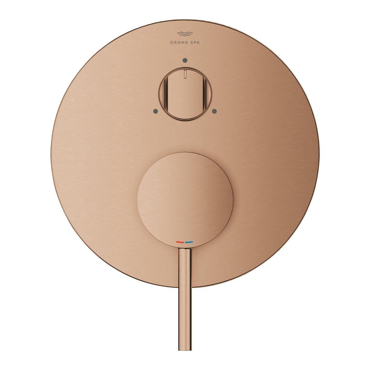 Grohe Atrio Ankastre Banyo/Duş Bataryası (Sıva Üstü Grubu), 3 Yollu, Fırçalı Bakır 24356DL0
