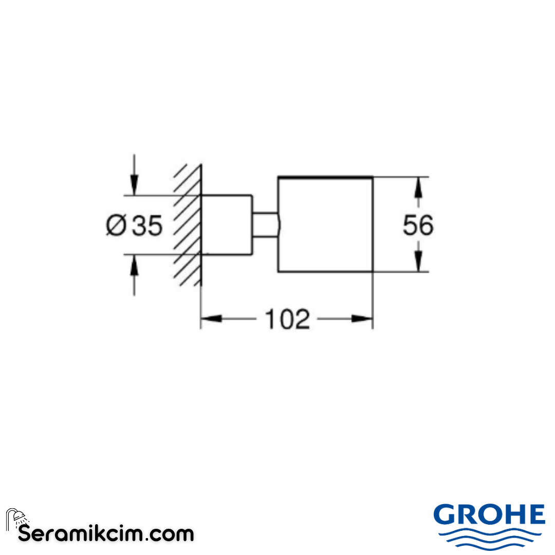 Grohe Atrio Cam Sabunluk Tutacağı, Parlak Bakır 40884DA0 - 40884DA0