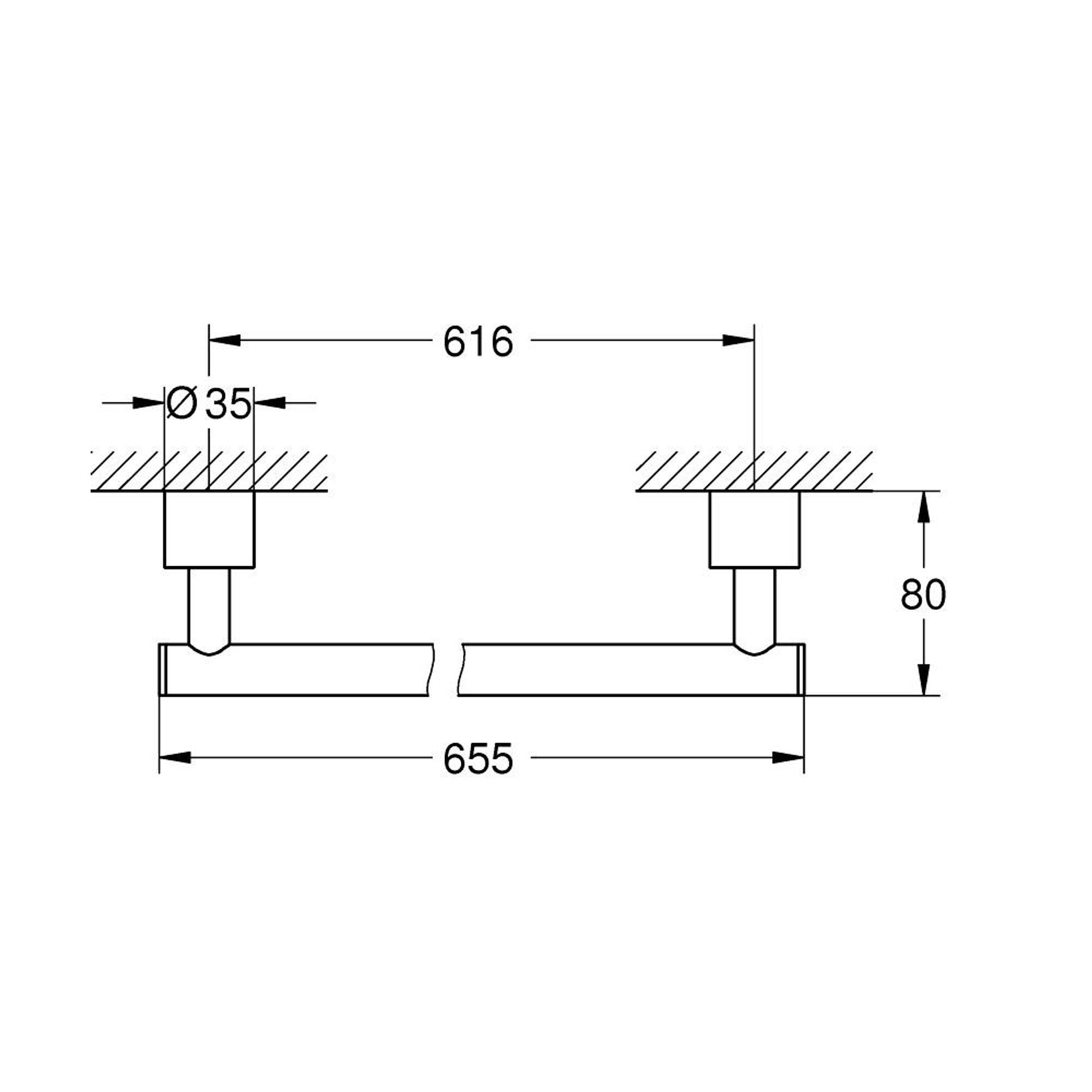 Grohe Atrio Havluluk Parlak Altın 40889GL0