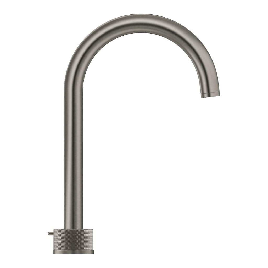 Grohe Atrio Private Collection 3 Delikli Ankastre Lavabo Bataryası, Sifon Kumandalı (L-Boy), Fırçalı Sert Grafit 20595AL0