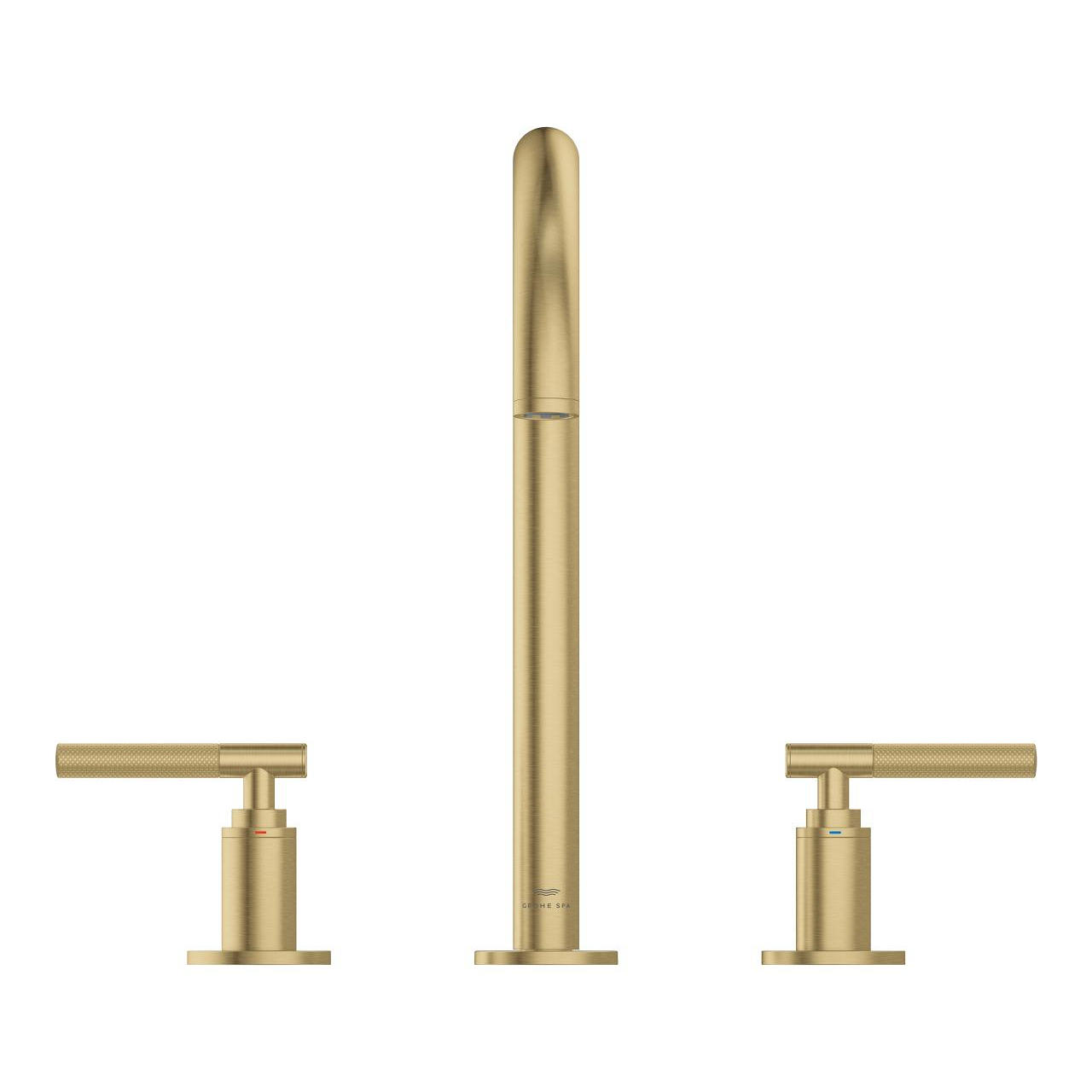 Grohe Atrio Private Collection 3 Delikli Ankastre Sifon Kumandalı Lavabo Bataryası (L-Boy), Fırçalı Altın 20593GN0