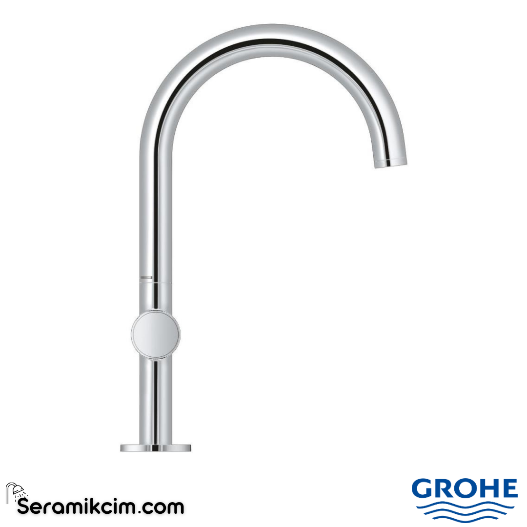 Grohe Atrio Private Collection Yüksek Lavabo Bataryası (L-Boy), Krom 21138000 - 21138000