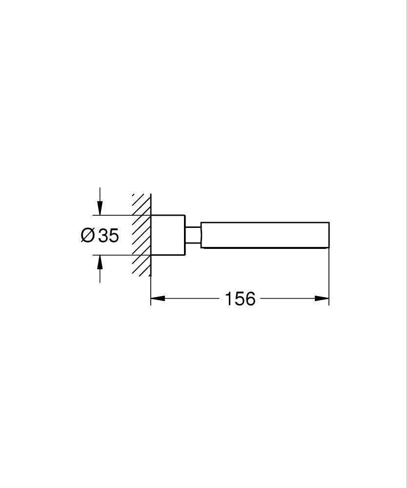 Grohe Atrio Sabunluk Tutacağı, Fırçalı Bakır 40885DL0