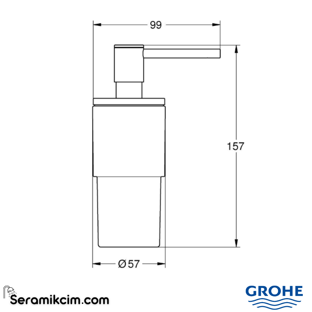Grohe Atrio Sıvı Sabunluk 40886000